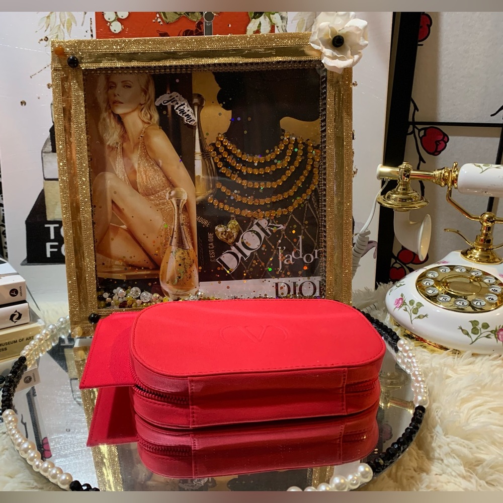 Valentino makeup case and Dior framed pictures combo.😍😍😍See pics!